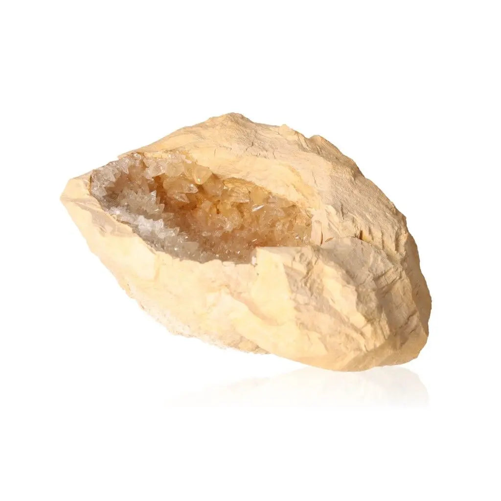 Dogtooth calcite cluster with intricate cave stalactite formations, showcasing natural beauty and growth energy in mineral form.