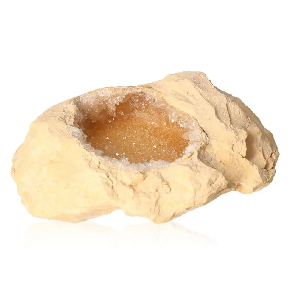 Dogtooth Calcite Cluster - Natural Cave Stalactite with Intricate Layered Textures, Perfect for Collectors and Spiritual Energy Enthusiasts