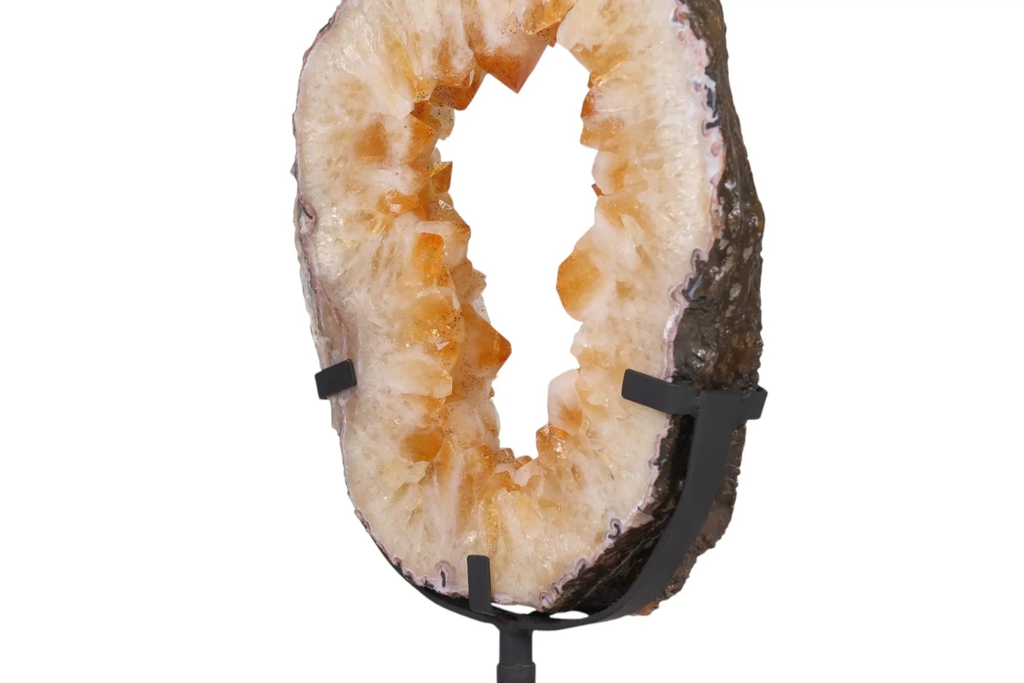 Polished Citrine Rings Sylvia Crystals Sp. z o.o.