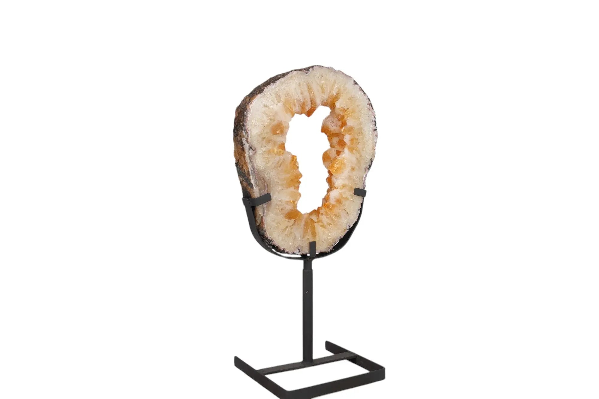 Polished Citrine Rings Sylvia Crystals Sp. z o.o.