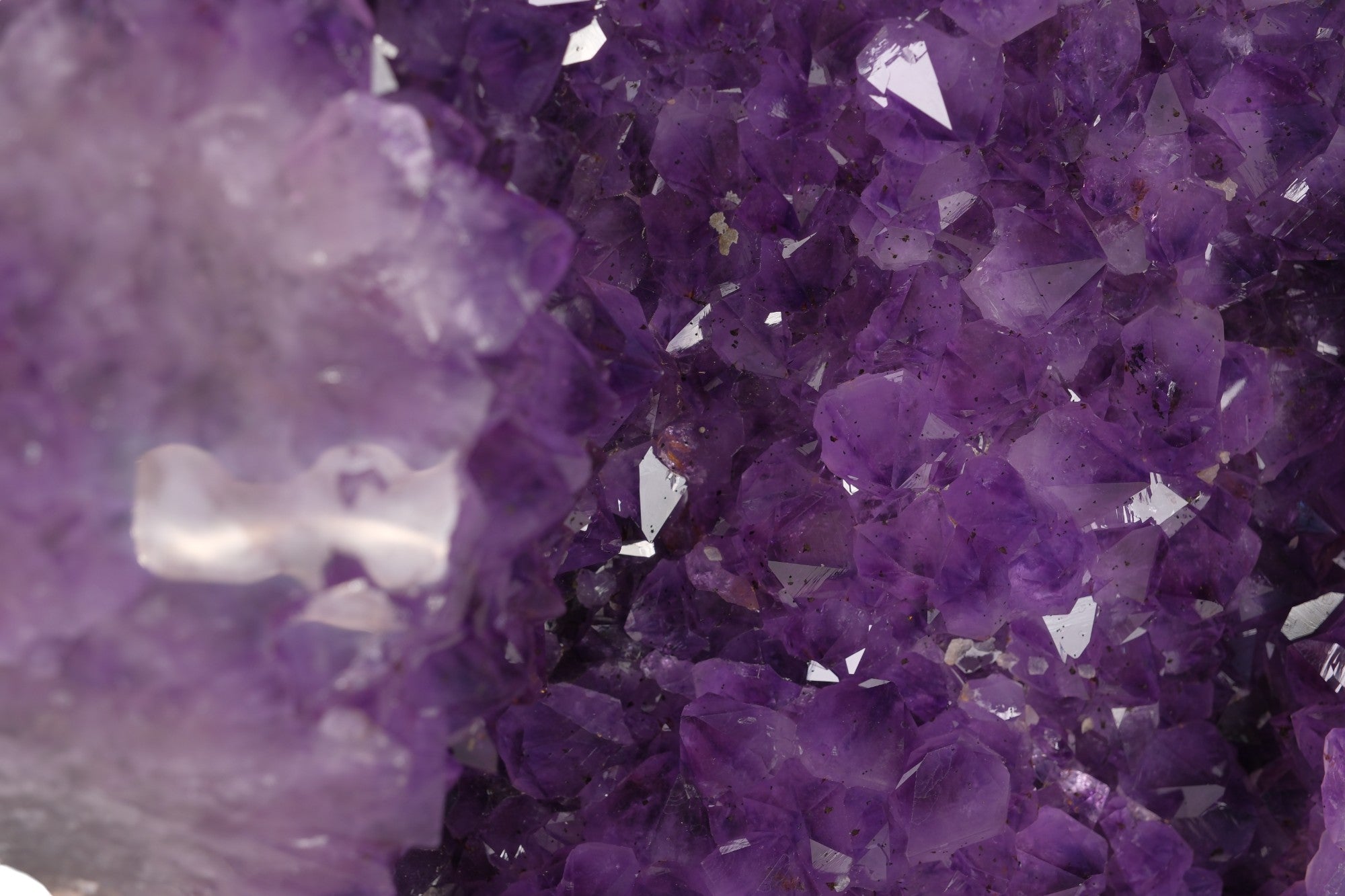 Extra großer polierter Amethyst-Drusen-Cluster