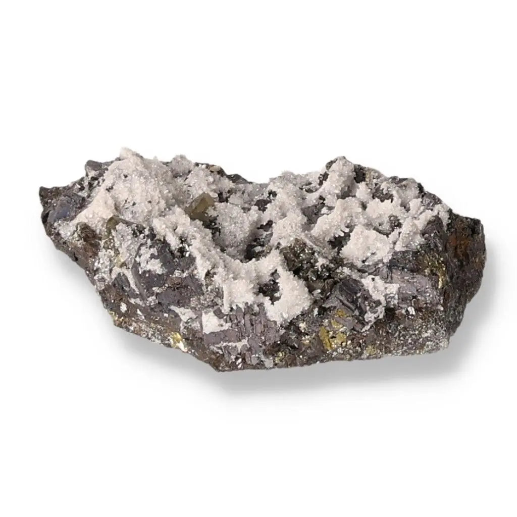 Galena mineral stone known for spiritual transformation and protection.