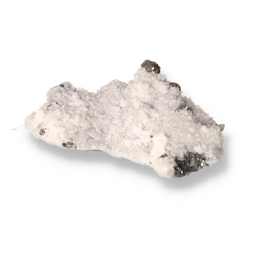 Gibbsite mineral with crystalline appearance, symbolizing grounding and mental clarity. Supports Root, Heart, and Third Eye Chakra activation.