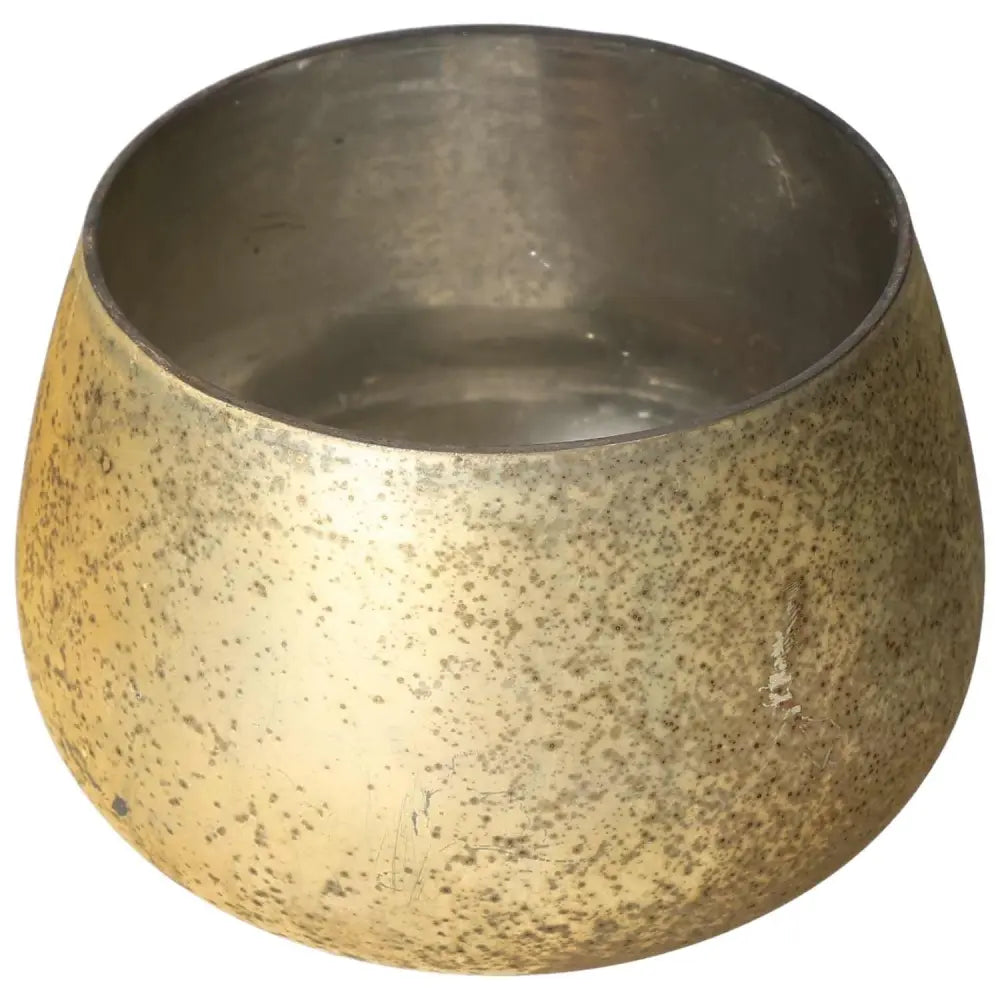 Luxurious Gold Glass Lantern with shimmering finish and elegant design by Sylvia Crystals, perfect for sophisticated home decor.