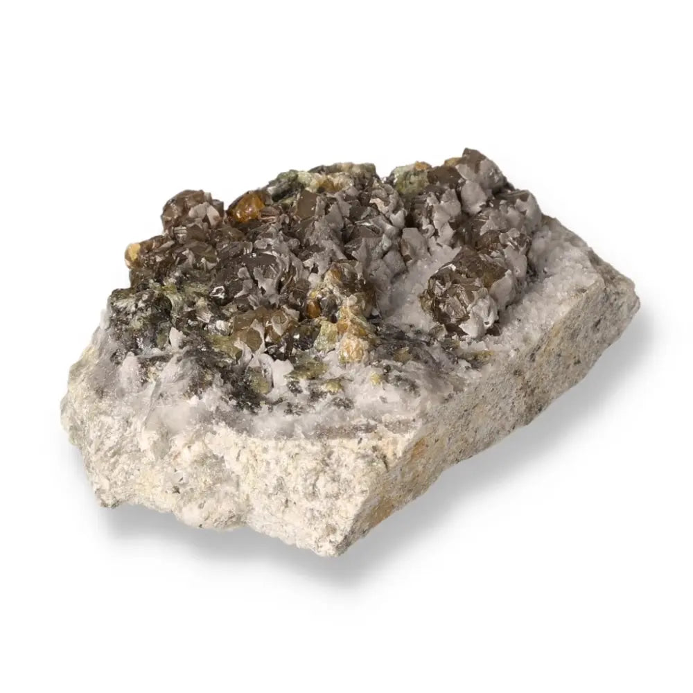 Hanksite mineral with hexagonal crystals, symbolizing clarity and spiritual exploration, enhancing mental focus and consciousness.