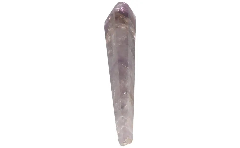 Amethyst point crystal with rich purple hues for calm, clarity, and spiritual protection, ideal for meditation and energy healing.