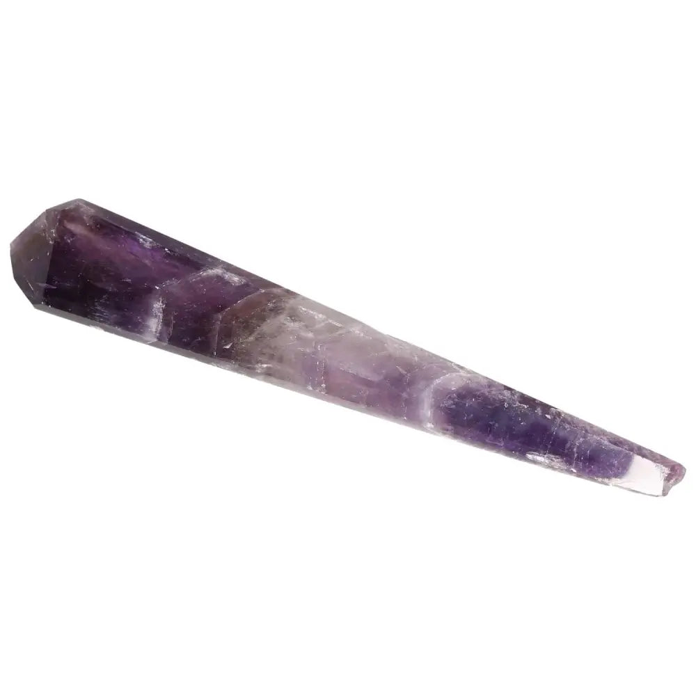 Amethyst Point crystal for calm, clarity, and spiritual protection with rich purple hues, ideal for meditation and energy healing.