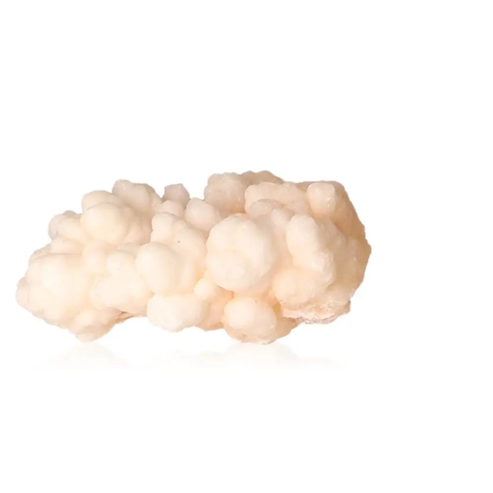 Ighoud Calcite Druze with warm earthy tones from Morocco, known for grounding and spiritual growth.