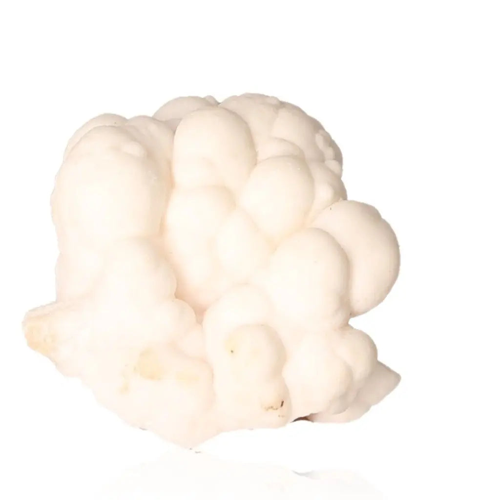 Ighoud Calcite Druze: Unique mineral from Morocco, showcasing natural shapes and earthy tones for grounding and spiritual growth.