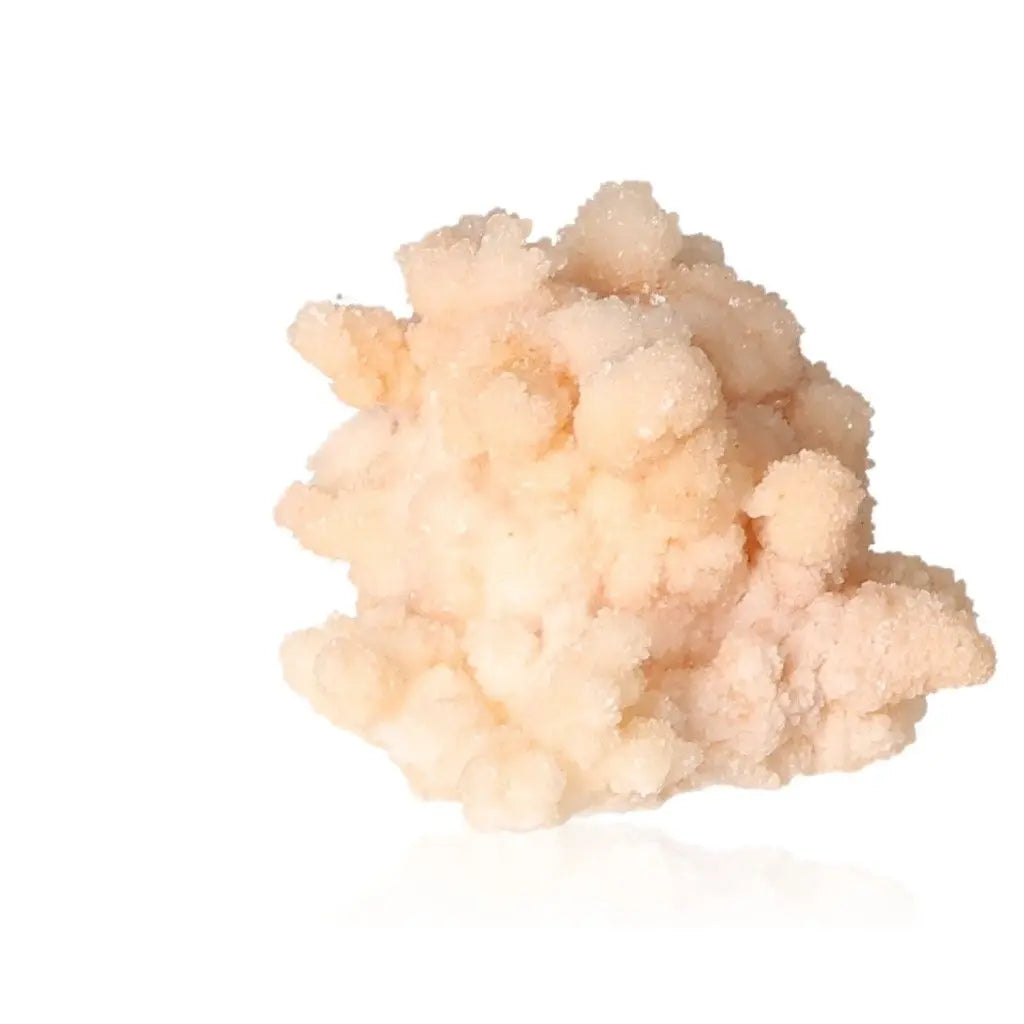 Ighoud Calcite Druze mineral formation with warm earthy tones, showcasing natural artistry and grounding energy from Morocco.