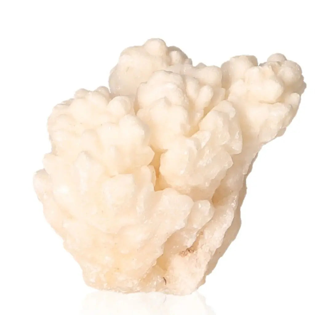 Ighoud Calcite Druze stone from Morocco with warm earthy tones, known for grounding and spiritual growth properties.