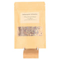Incense Blend 'Strengthening Perspective' for mindfulness and clear communication, in eco-friendly packaging on display stand.