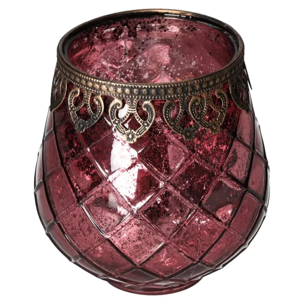 Elegant lantern with metal rim and crystal design, showcasing timeless elegance and modern sophistication for conscious living.