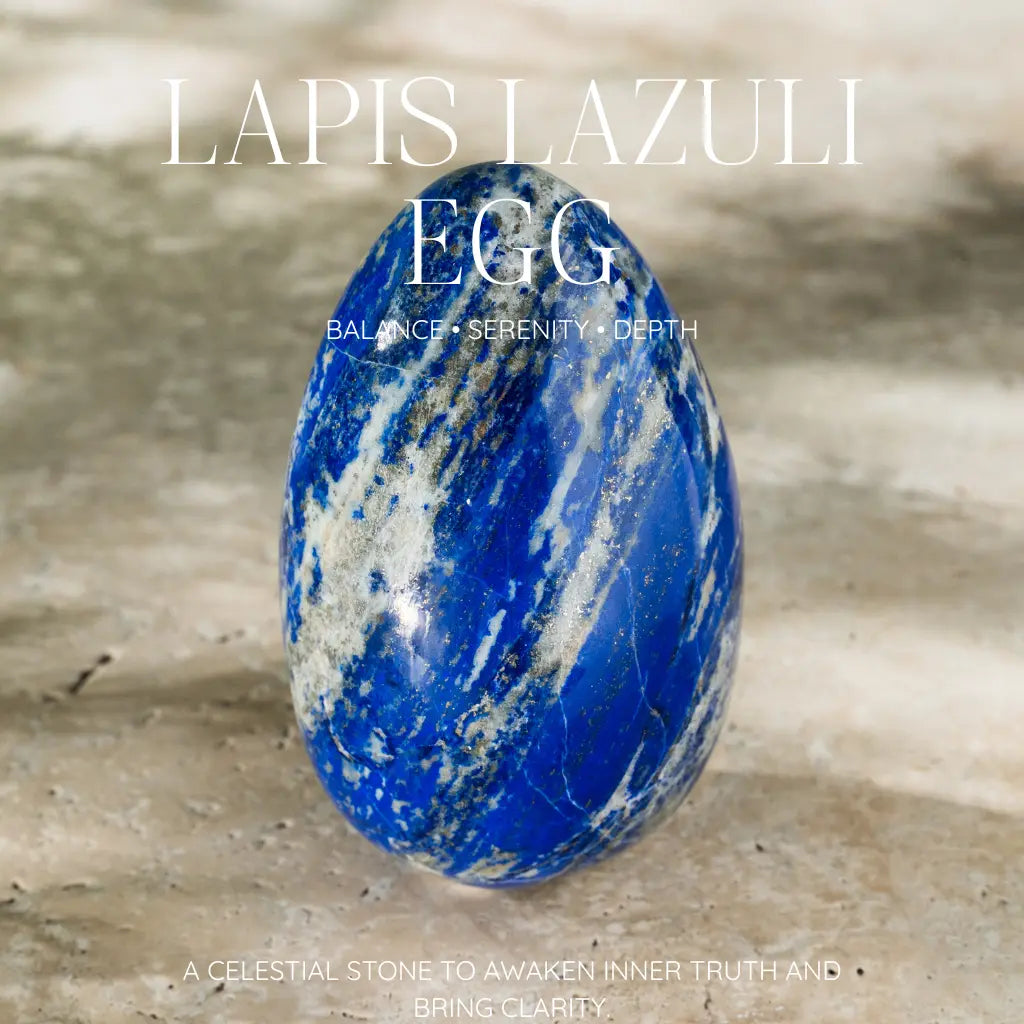 Lapis Lazuli Egg Sylvia Crystals Sp. z o.o.