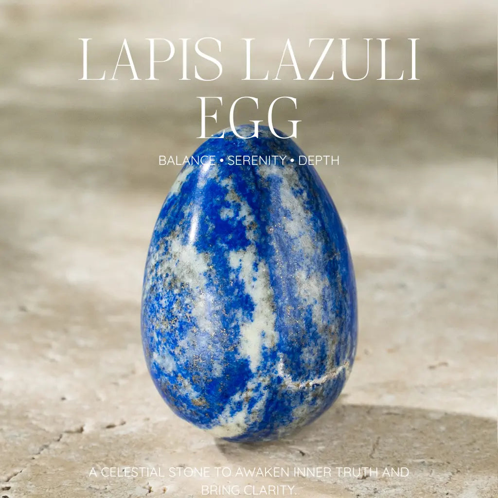 Lapis Lazuli Egg Sylvia Crystals Sp. z o.o.