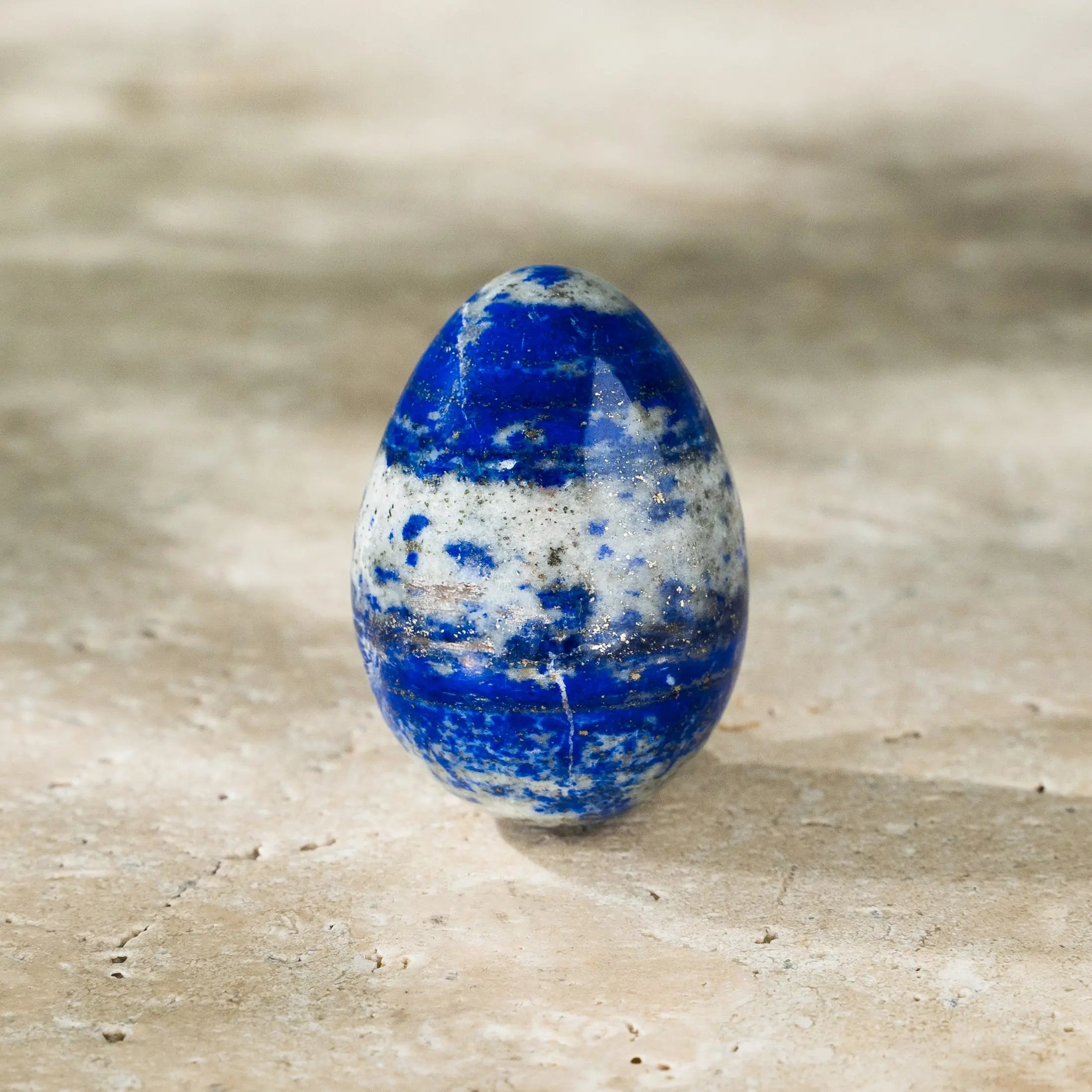 Lapis Lazuli Egg Sylvia Crystals Sp. z o.o.
