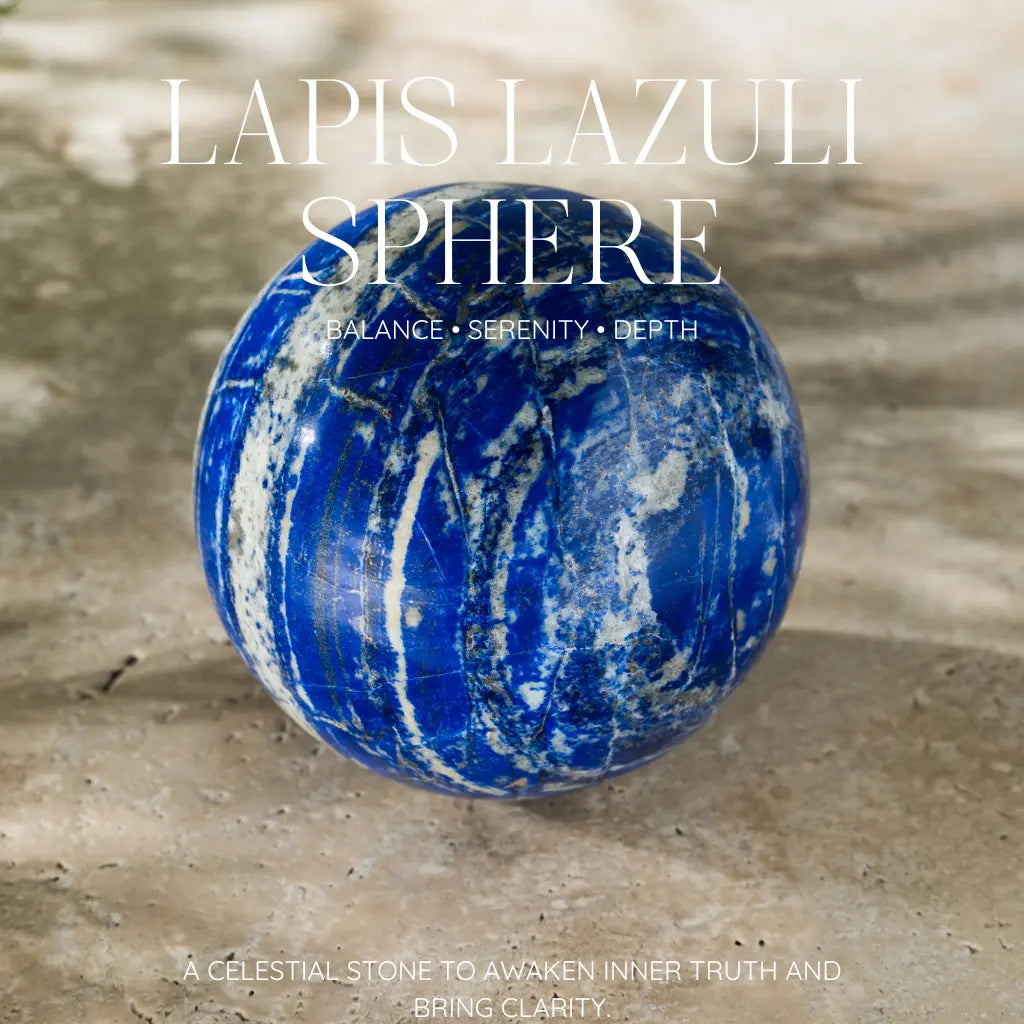 Lapis Lazuli Sphere Sylvia Crystals Sp. z o.o.