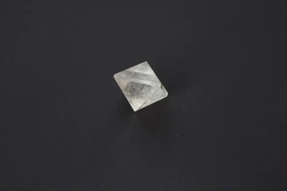 Lemurian Quartz Double Pyramid 3 cm featuring sacred geometry and ancient wisdom for spiritual awakening and connection.