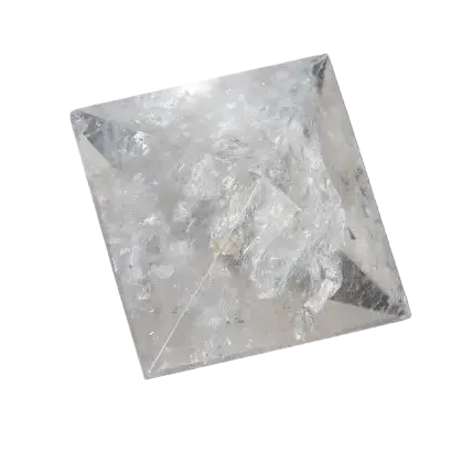 Lemurian Quartz double pyramid, 5 cm, showcasing sacred geometry and ancient wisdom, enhancing intuition and spiritual connection.