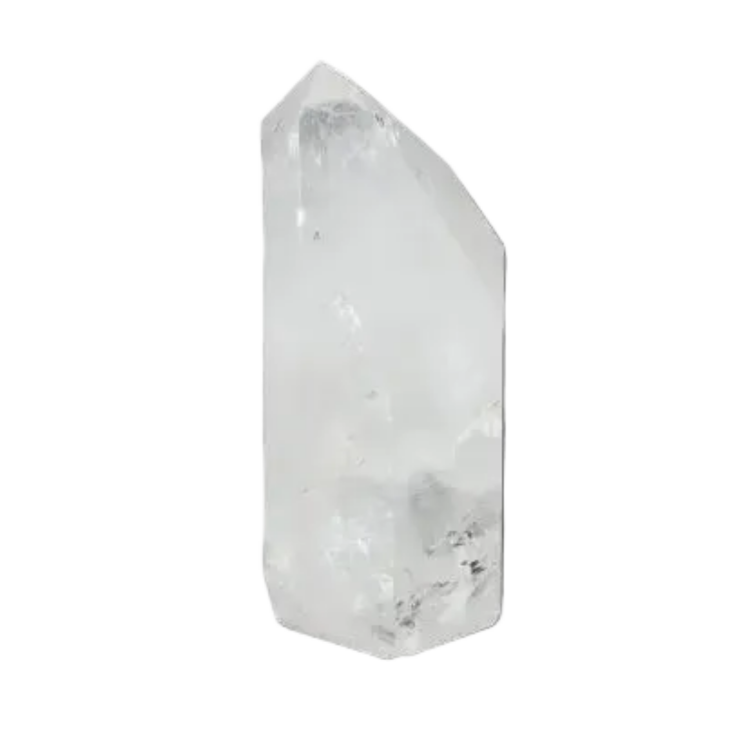 Lemurian Quartz Obelisk from Sylvia Crystals, enhances spiritual enrichment and energy purification.