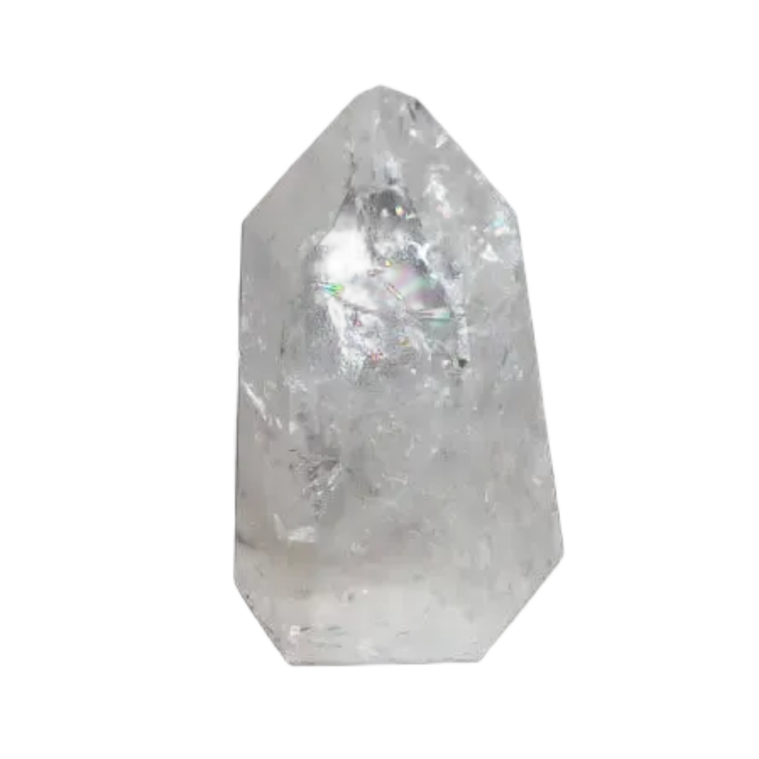 Lemurian Quartz Obelisk on black background, reflecting unique spiritual and energetic properties, linked to chakras and zodiac signs.