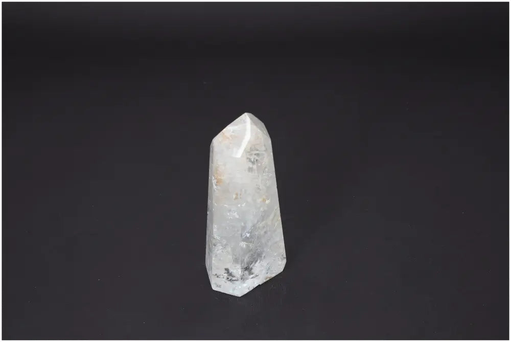 Lemurian Quartz Obelisk for spiritual healing, chakra alignment, and zodiac energy balancing
