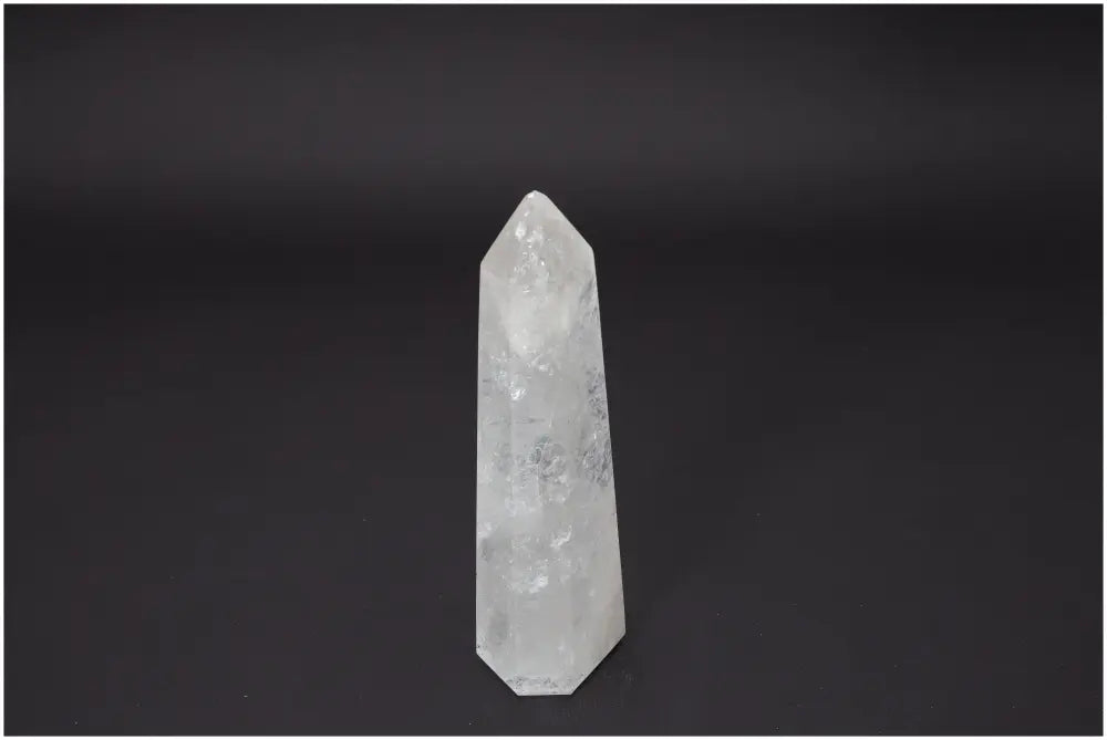 Lemurian Quartz Obelisk with distinct energetic properties, associated with chakras and zodiac signs for spiritual support.