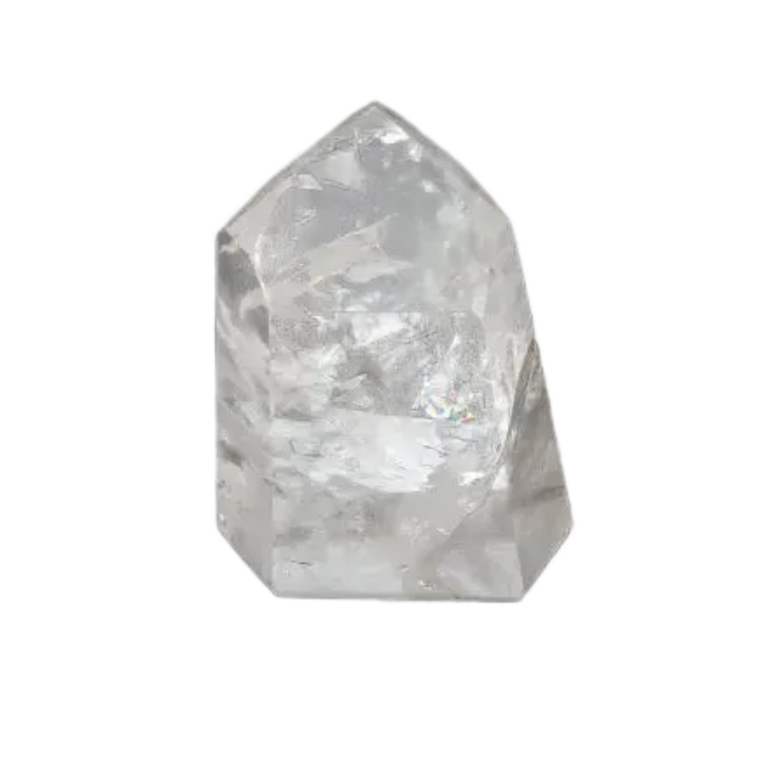 Lemurian Quartz Obelisk on dark background, showcasing unique energetic properties for chakra and zodiac alignment.