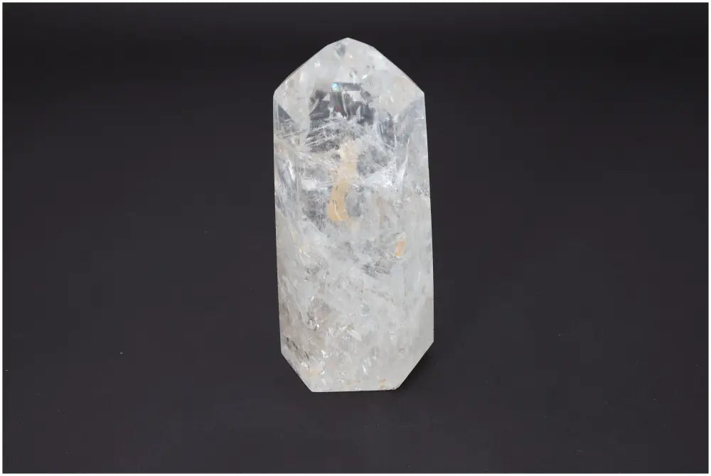 Lemurian Quartz Obelisk for chakra alignment and zodiac energy, featuring unique crystal properties for body and soul harmony.