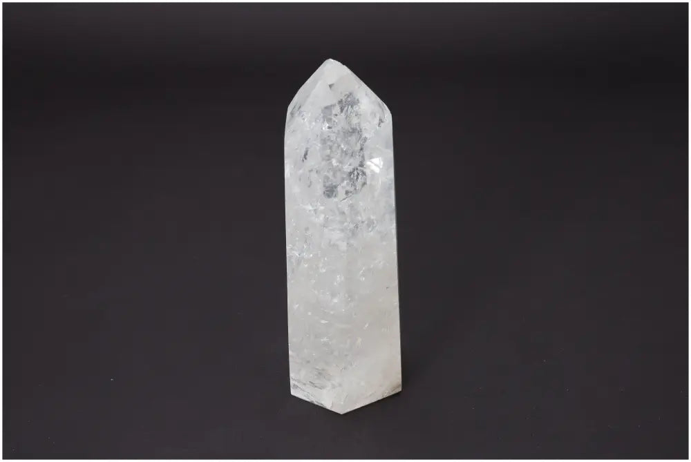 Lemurian Quartz Obelisk for Chakra and Zodiac Energetic Support