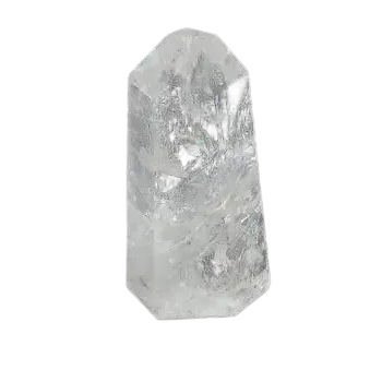 Lemurian Quartz Obelisk for chakra alignment and zodiac energy support on a dark background