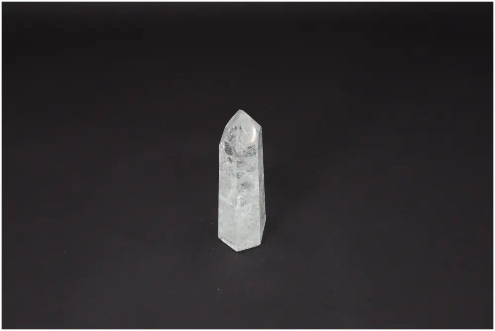 Lemurian Quartz Obelisk for chakra alignment and spiritual energy, enhances body and soul with unique metaphysical properties.