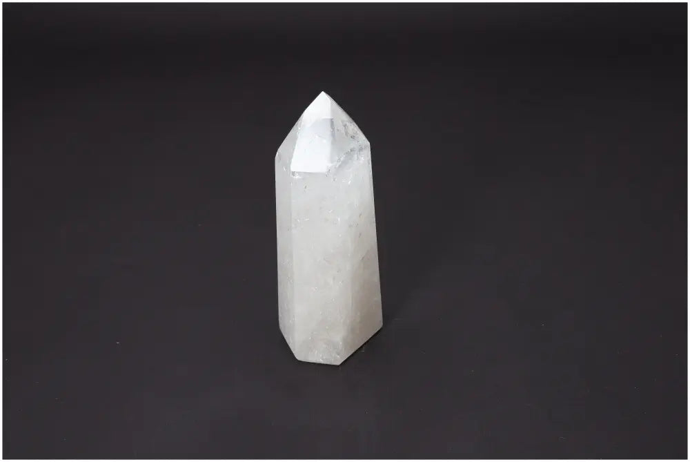 Lemurian Quartz Obelisk for chakra healing and spiritual energy enhancement.