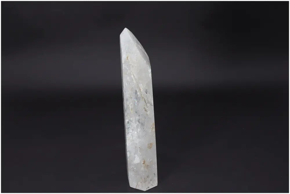 Lemurian Quartz Obelisk - Clear Quartz crystal for clarity, balance, and personal growth, ethically sourced and naturally formed.