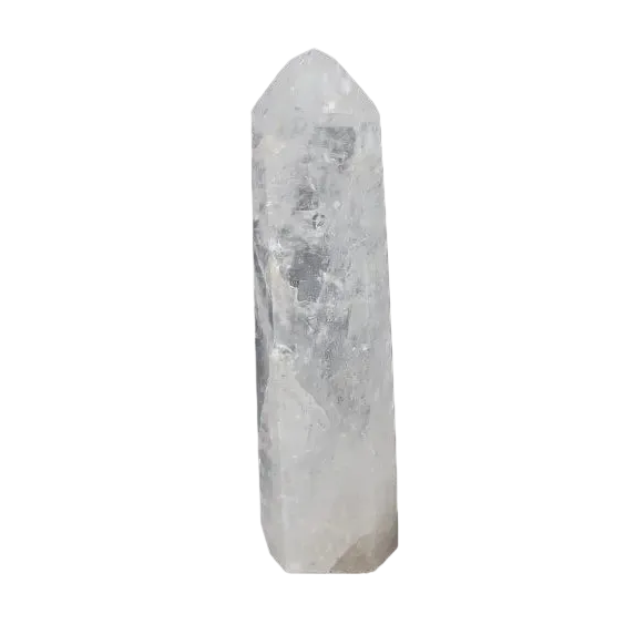 Lemurian Quartz Obelisk - Master Healer stone for clarity, balance, personal growth. Ethically sourced, hand-selected crystal.