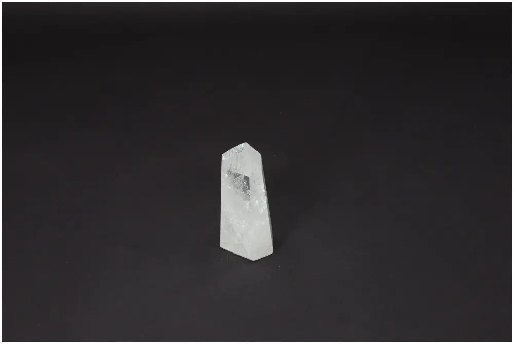 Lemurian Quartz Obelisk for clarity and balance, ethically sourced and hand-selected. Amplifies energy and intentions. Master Healer crystal.
