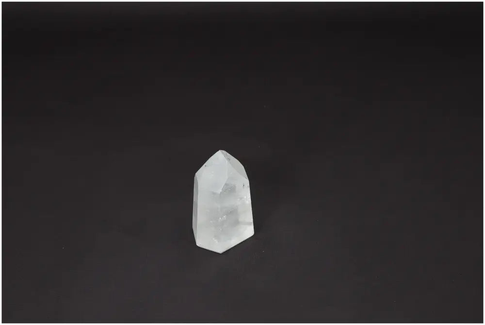 Lemurian Quartz Obelisk - Clear Quartz crystal for clarity, balance, and personal growth, ethically sourced and naturally formed.