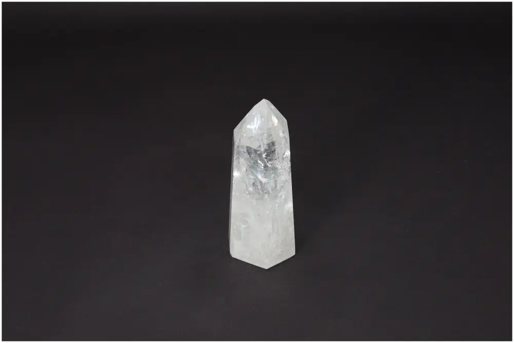 Lemurian Quartz Obelisk, Clear Quartz crystal for clarity, balance, and energy amplification, ethically sourced and naturally formed.