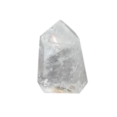 Lemurian Quartz Obelisk for clarity, balance, and personal growth, known as Master Healer crystal, ethically sourced and naturally formed.