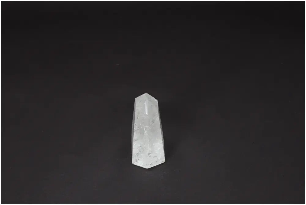 Lemurian Quartz Obelisk - Clear Quartz Crystal for Healing, Clarity, and Balance
