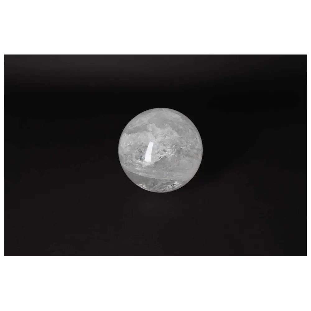 Lemurian Quartz Sphere 13 CM showcasing radiant clarity and ancient wisdom for spiritual growth.