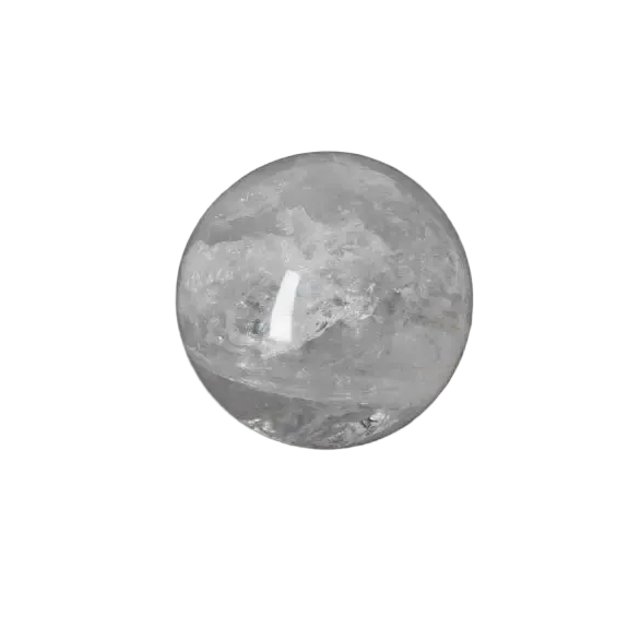 Lemurian Quartz Sphere 13 CM showcasing radiant clarity and ancient wisdom for spiritual growth.