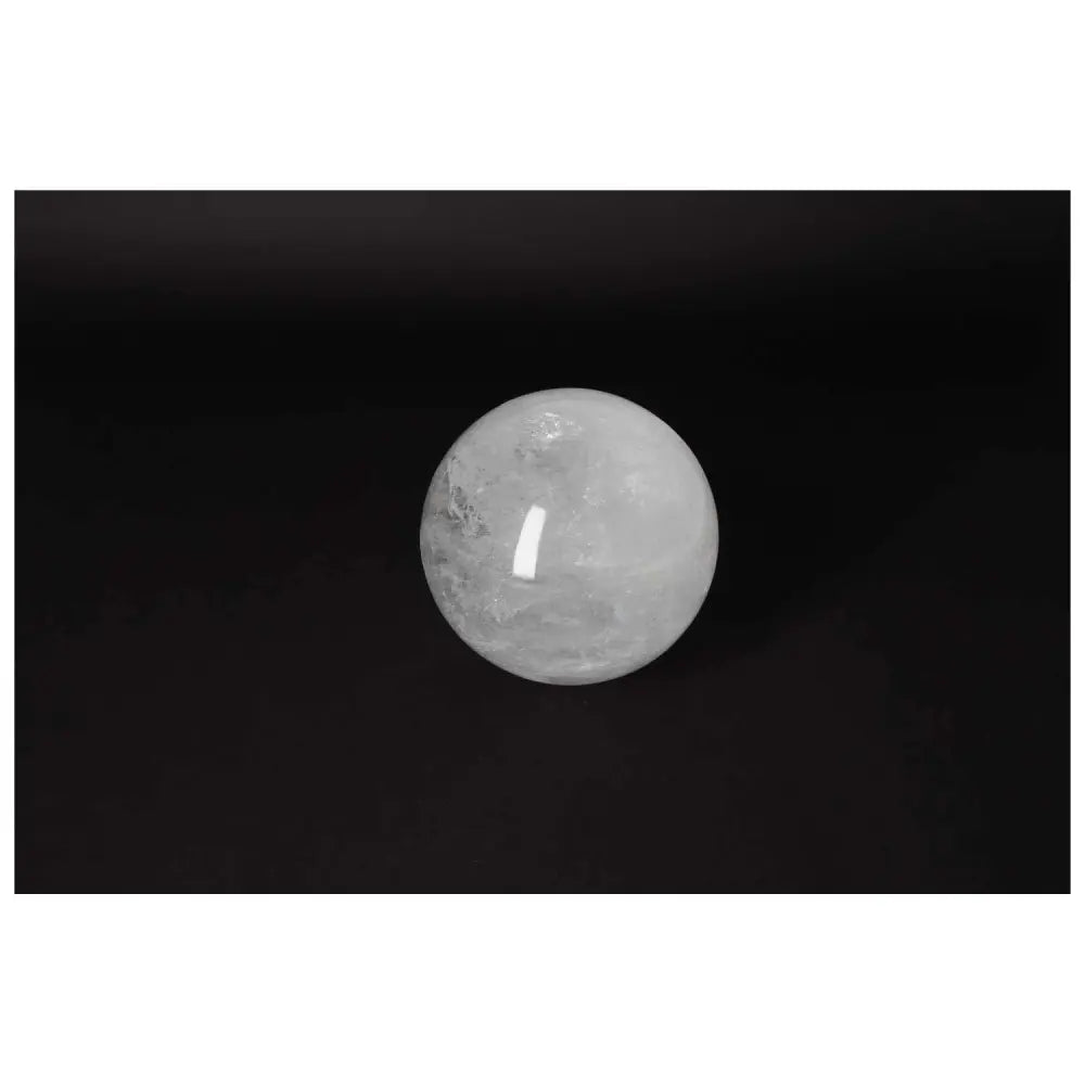 Lemurian Quartz Sphere 13 CM with radiant clarity and high-vibrational energy, promoting spiritual growth and intuition.