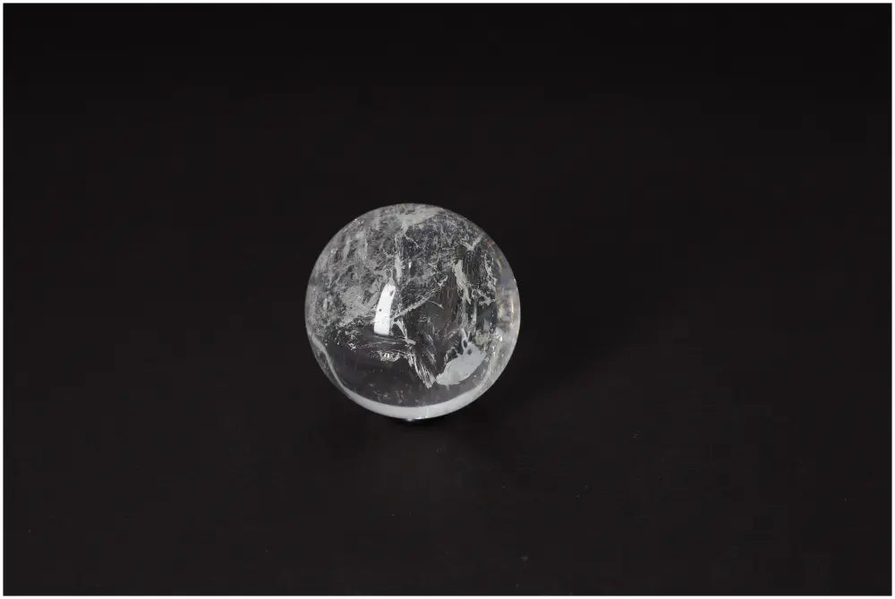 Lemurian Quartz Sphere 5-6 CM featuring radiant energy and soul connection properties, perfect for enhancing intuition and spiritual growth.