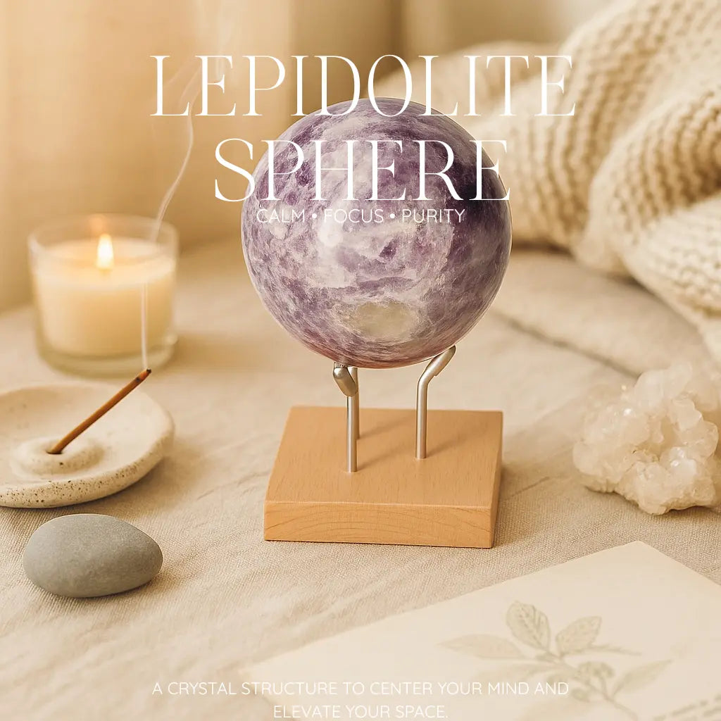 Lepidolite Sphere Sylvia Crystals Sp. z o.o.