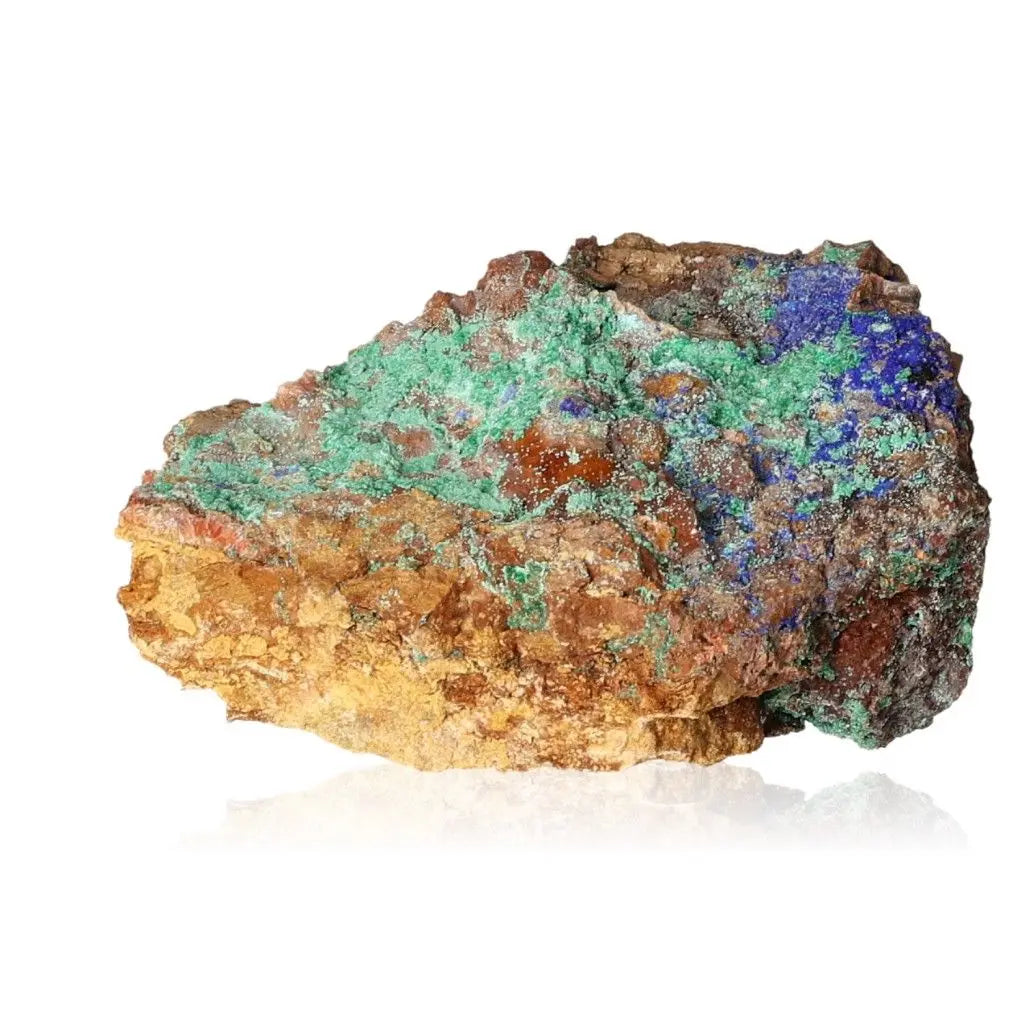 Malachite druzy showcasing vibrant green hues and natural formations, symbolizing nature's essence and promoting inner peace.