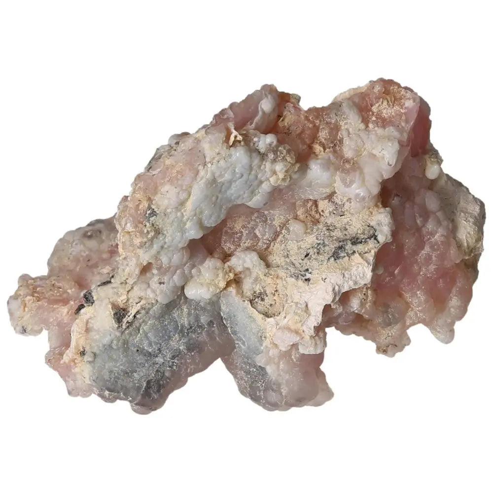 Mangano Calcite crystal showcasing soothing pink hues, known for emotional healing and heart energy balance.