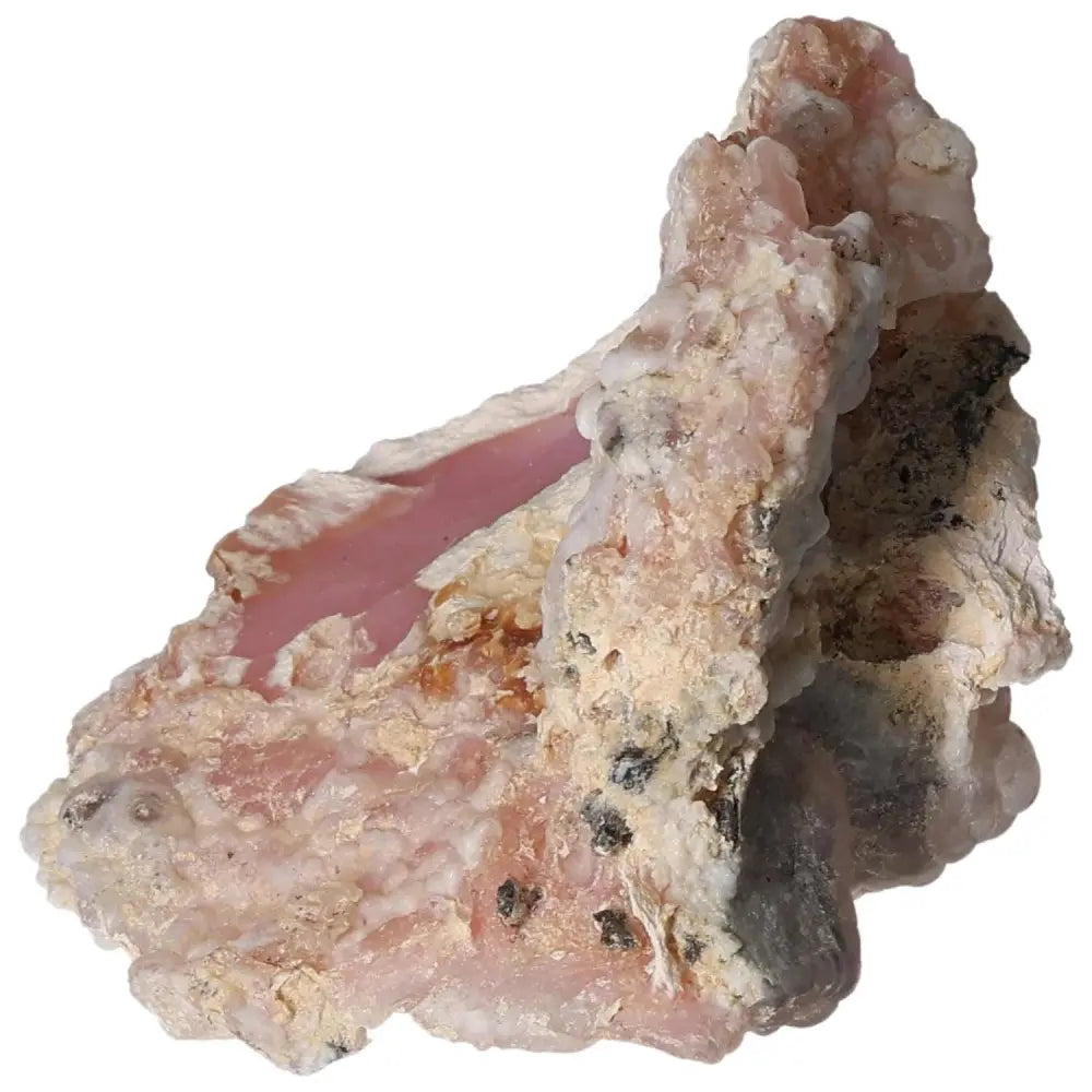 Mangano Calcite crystal, a pink stone for emotional healing, self-love, and inner peace, ideal for meditation and energy work.