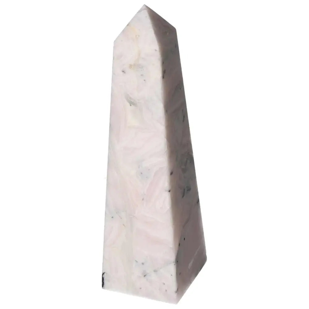 Manganocalcite Tower healing crystal for clearing negative energy and boosting creativity. Promotes peace and calm. Ideal for creative output.