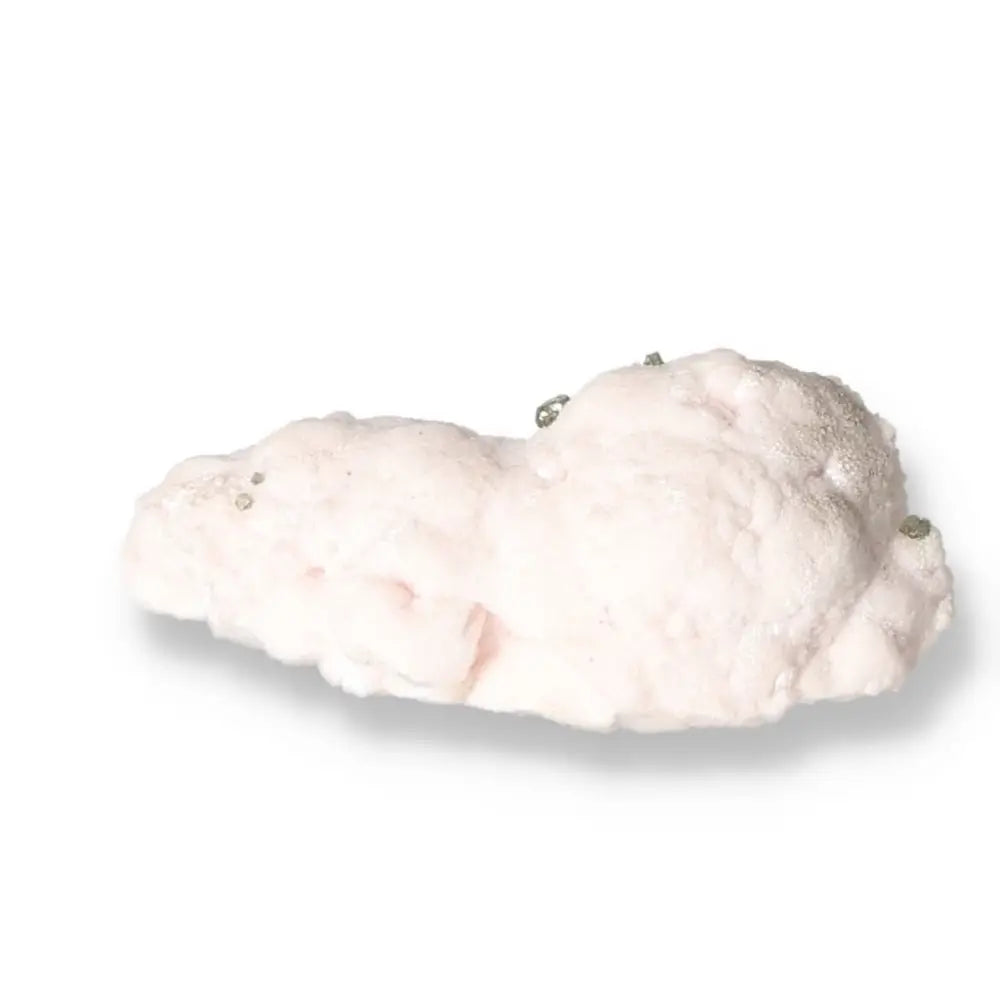 Manganocalcite with Sphalerite and Quartz crystal from Sylvia Crystals, noted for emotional healing and spiritual growth.